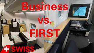 Swiss First Class vs. Business - A330, ZRH/DXB