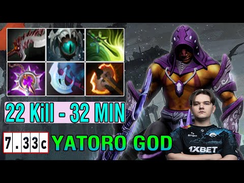 Yatoro God Mode Show [Anti Mage] Insane 12Min Fury Rape Them All 32Min 22Kills Dota2 7.33C