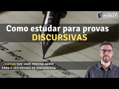 Como Estudar Discursivas