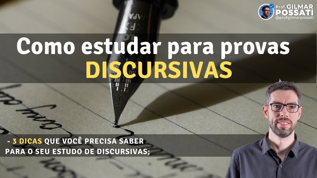 Como Estudar Discursivas