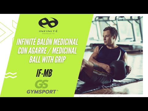 thumbnail video image 2 of Infinité Balón medicinal con agarre 6 Kg / Medicinal Ball with grip IF-MB6, 2 of 4