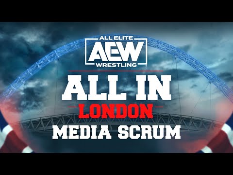AEW All In Post Show Media Scrum