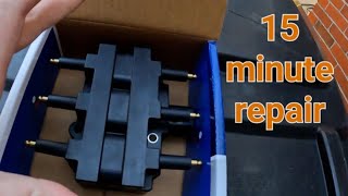 2007 - 2011 Jeep Wrangler coil pack change. DIY replacement.