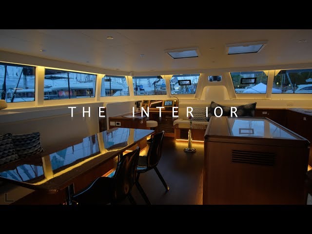 HH 55 Catamaran 2019 Model Interior Review with Scott Rocknak Part 1