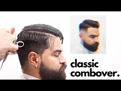 How To Cut Men's Combover Fade | Beginner Barber Tutorial