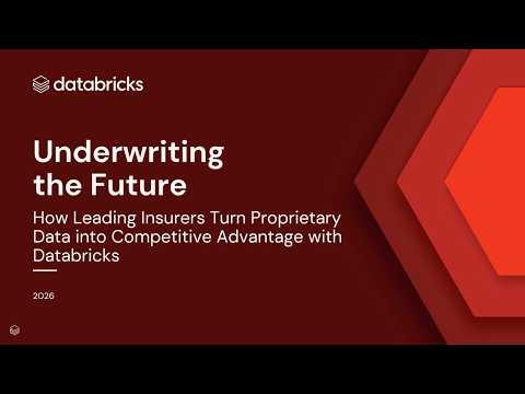 Watch: Underwriting the Future: How Insurers Win with Proprietary Data and Agentic AI