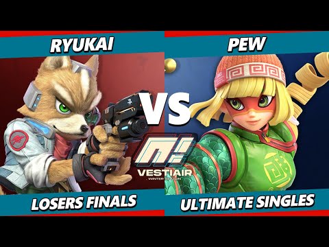 VESTI'AIR 30 LOSERS FINALS - PeW (Min Min) Vs. RyuKai (Fox) Smash Ultimate - SSBU