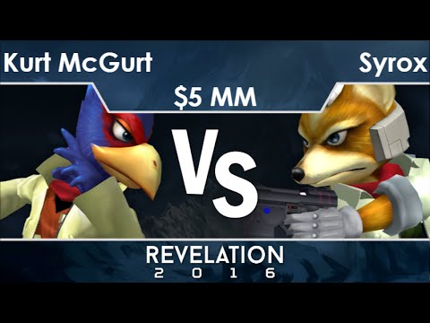 Rev2016  - Kurt McGurt (Falco) vs Syrox (Fox) $5 MM - Melee