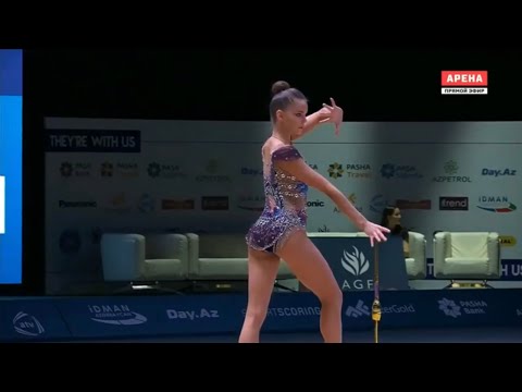 2019.04.28 Баку - Аверина Дина 1998 🇷🇺RUS - Булавы 22,500 🥇 - World Cup Baku 2019