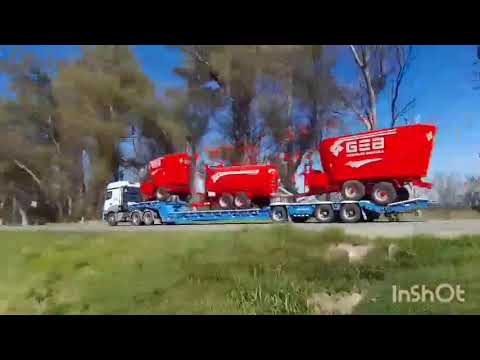 CAMIONES EN RP1 , SAN FRANCISCO , CORDOBA , ARGENTINA , VIDEO 277