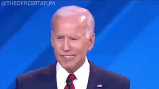 Joe Biden almost swallowed his dentures 😂