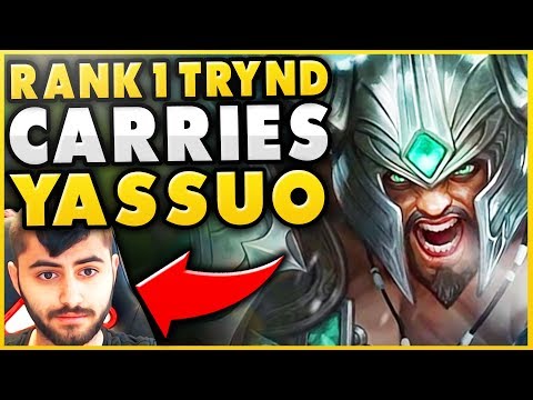 #1 TRYNDAMERE WORLD CARRIES YASSUO (MOE) FT. RANK 1 KINDRED FORESTWITHIN - League of Legends