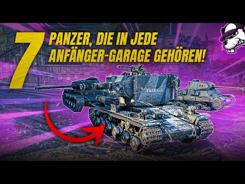 These 7 tanks belong in every garage, no matter how old you are! [WoT - German]