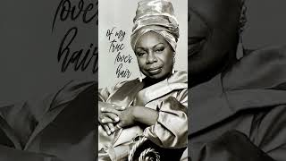 “Black is the color of my true love’s hair…of my true love’s hair…” #ninasimone Live in Marciac 2000