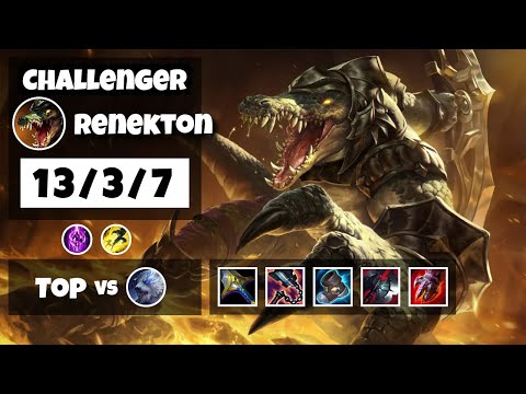 Renekton vs Volibear BR Challenger TOP (13/3/7) - v11.18