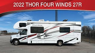 A preview image of the linked video showcasing 2022 Thor Four Winds 27R