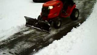 Troybilt pony plowing