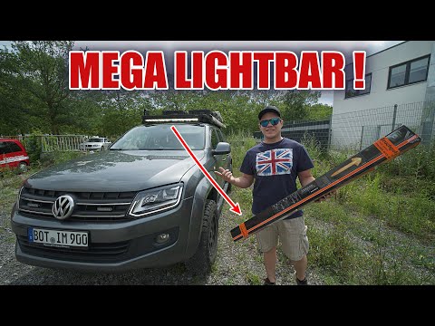 NEUE LIGHTBAR FÜR DEN AMAROK🤩😱  #vanlife | ItsMarvin
