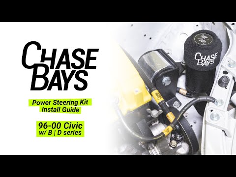 96-00 Honda Civic with B or D series Power Steering Kit Install Guide