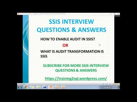 HCL SSIS Interview Questions