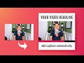 Add Video Captions, Headlines, and More (with Zubtitle)