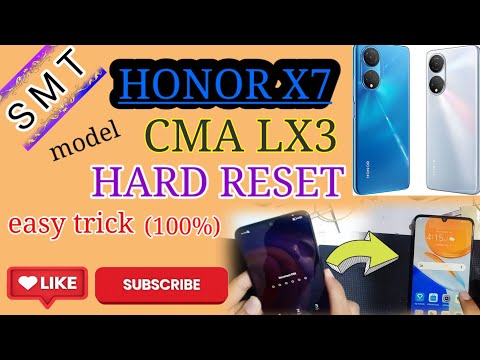 Honor X7 Hard Reset "How to Factory Reset X7 (CMA LX3)