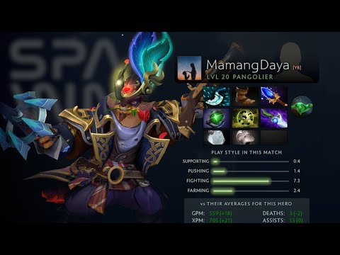 Dota 2 Replay 7.33c MamangDaya's -Mid- Pangolier [Top Core] [SPAWN Team vs Myth Avenue Gaming]