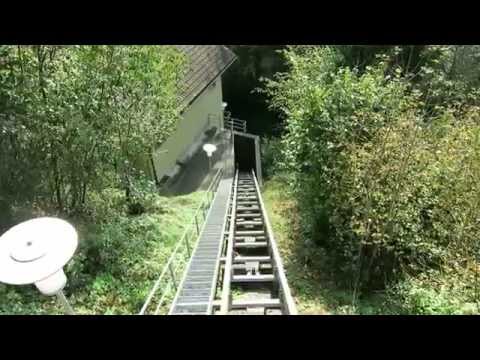 Standseilbahn 9643.01 Kraftwerk Herrentöbeli Talfahrt - Funicular