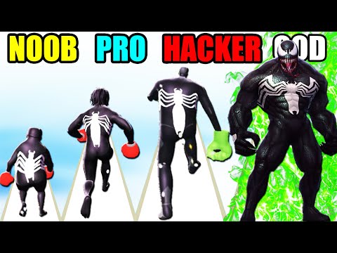 NOOB vs PRO vs HACKER vs GOD in Titan Rush 3D (Big Update)