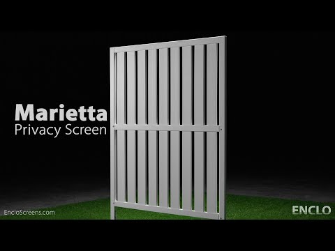 Introducing the Home Depot Exclusive Marietta Vinyl Privacy Screen