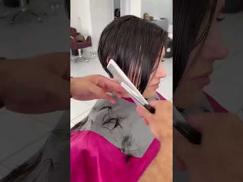 Minitutorial de corte de cabelo Microbob #cabelo #cortedecabelo #cortechanel #cabelocurto #comofazer