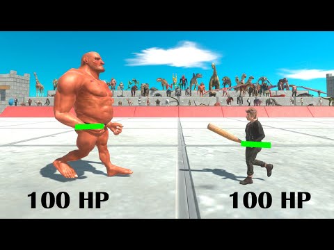 100 HP Random Tournament - Animal Revolt Battle Simulator