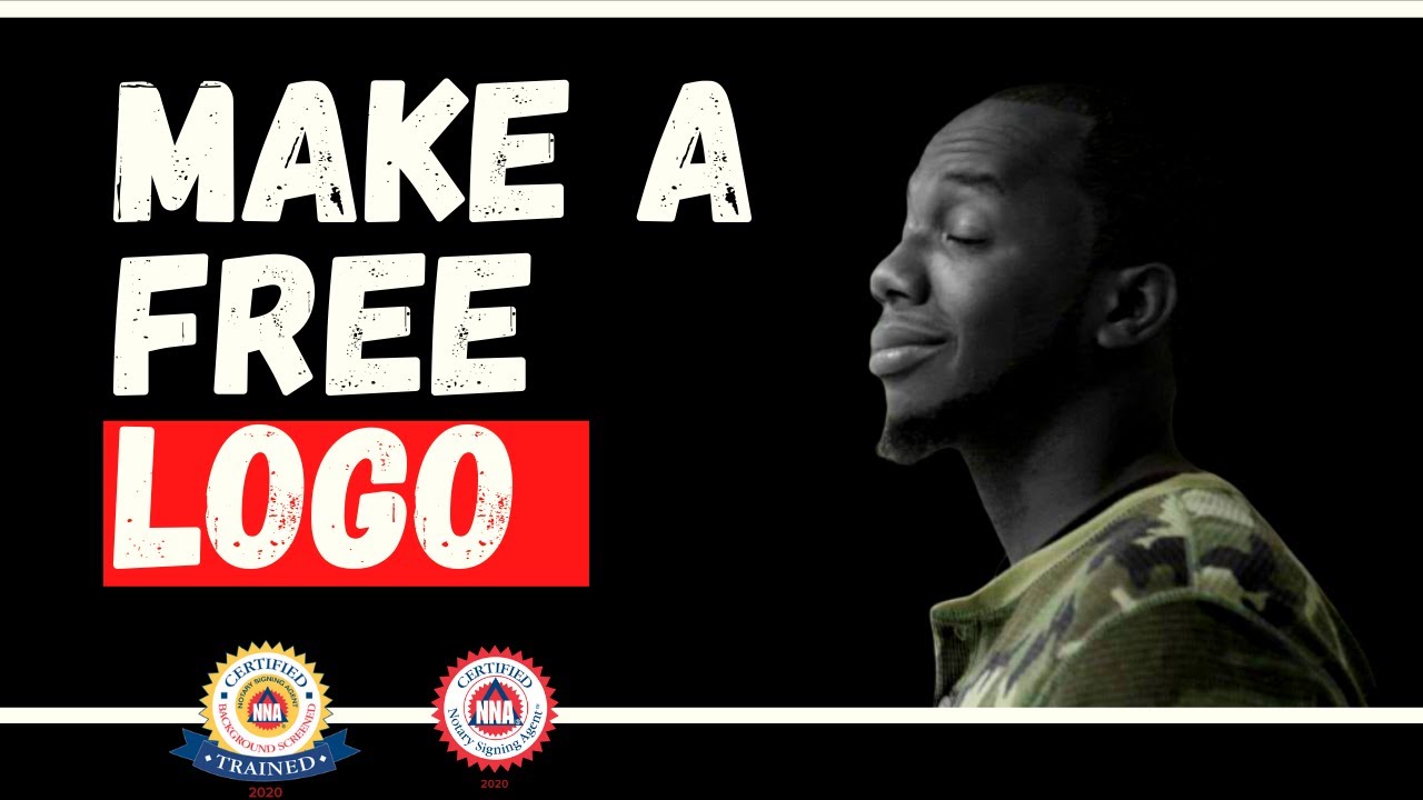 How to Make a LOGO For Your Notary Business/Loan Signing Business (free method)