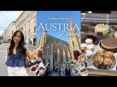 VIENNA Vlog ☕️🇦🇹| cafe hopping, best dessert spots, day trip to Slovakia, 4 day travel vlog
