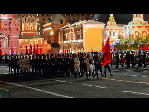 PLA Guard of Honor attends rehearsals for Russia's Victory Day military parade PLA Guard of Honor attends rehearsals for Russia's Victory Day military parade