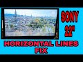 Sony 24 Inch Panel Horizontal Lines Problem Solve Easy Method