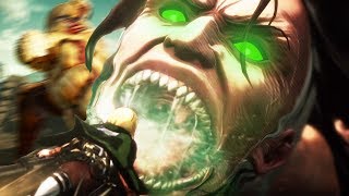 TITAN SHIFTER vs my MAN MEAT! yikes... - Attack on Titan 2 (Shingeki no Kyojin/AoT Gameplay 1)