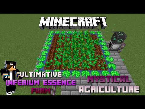 Ultimative Inferium Essence Farm 🍎🪴🍋 Minecraft Mystical Agriculture Tutorial 🍎🪴🍋 Deutsch / German 🍎🪴