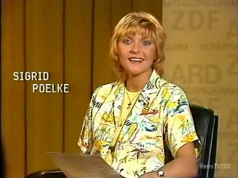 ZDF Ansage Sigrid Poelke Mo. 28.9.1981