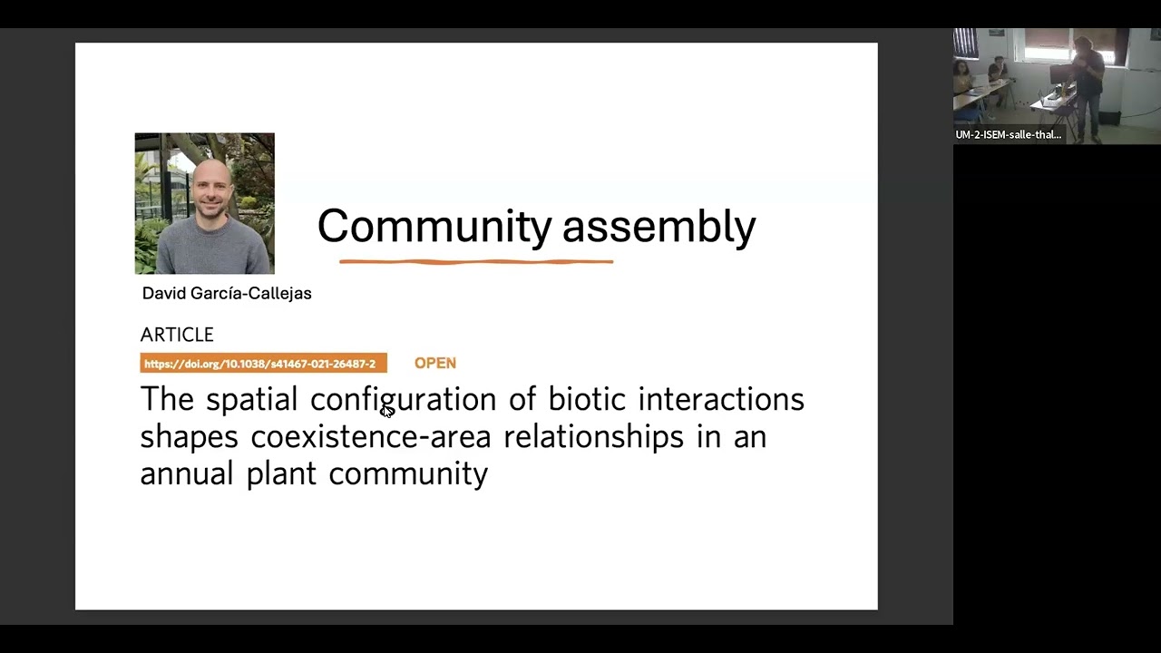 The assembly and dynamics of ecological systems