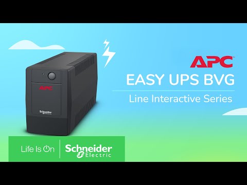 APC Easy UPS BVG Line Interactive Series - Product Video