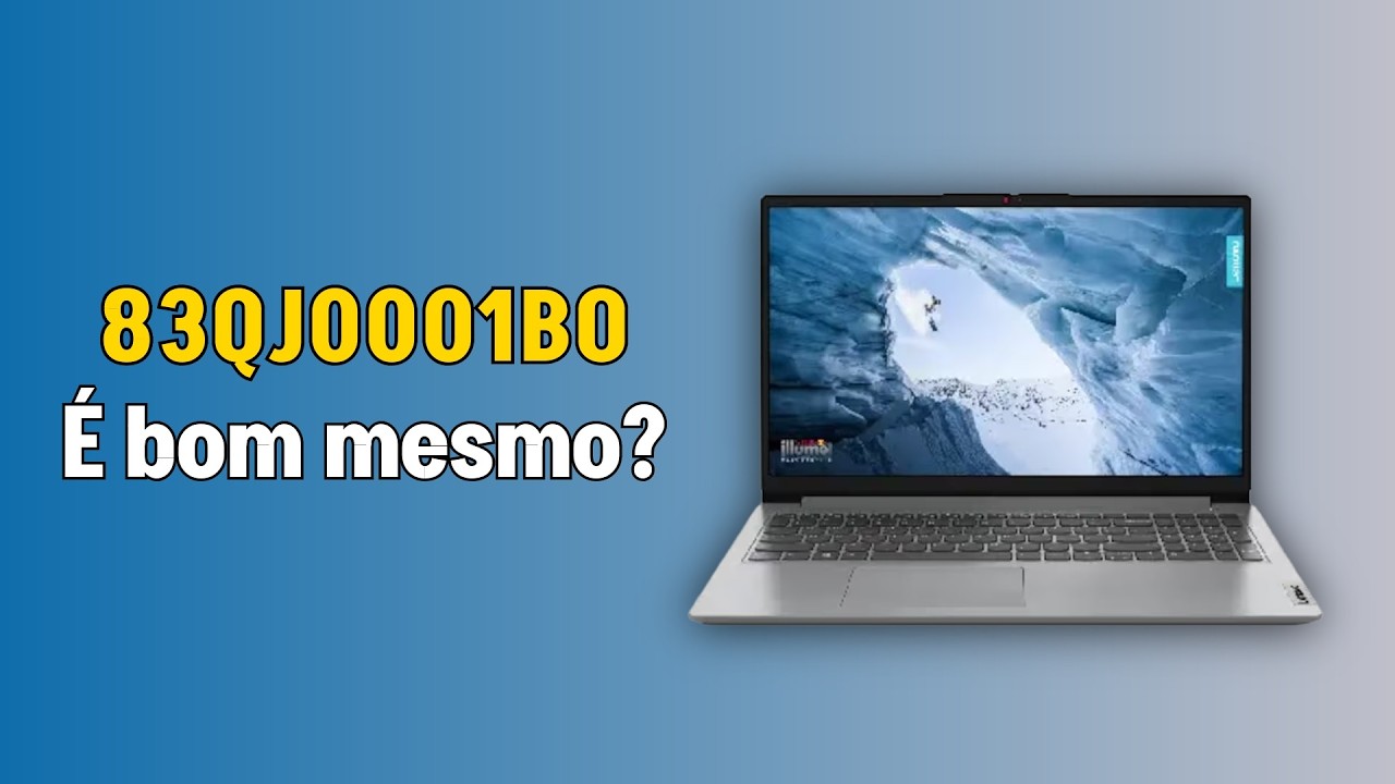 Miniatura da avaliação em vídeo de Notebook Lenovo IdeaPad 1 15IRU7 Intel Core i3-1315U 8GB 256GB SSD Windows 11