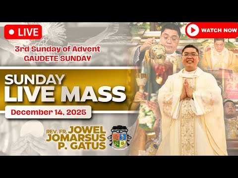 SUNDAY FILIPINO LIVE MASS TODAY II DECEMBER 14, 2025 II FR. JOWEL JOMARSUS GATUS