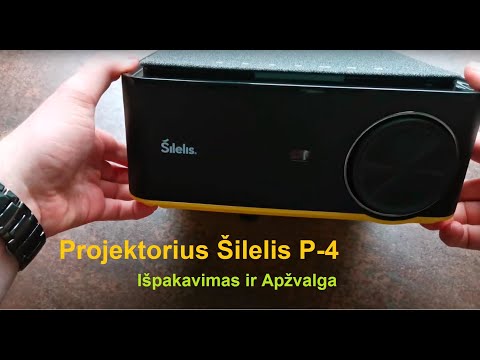 LED Projektorius Šilelis P-4 video