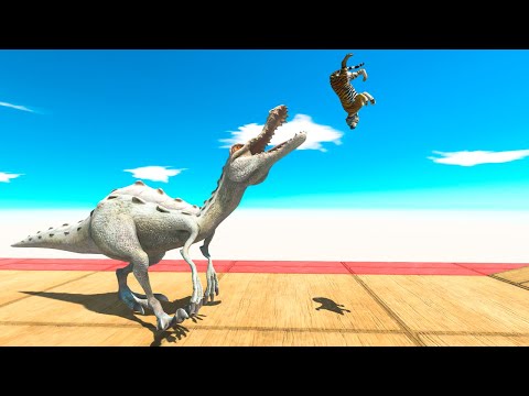 Jump and Escape from Dinosaur Bites - Animal Revolt Battle Simulator