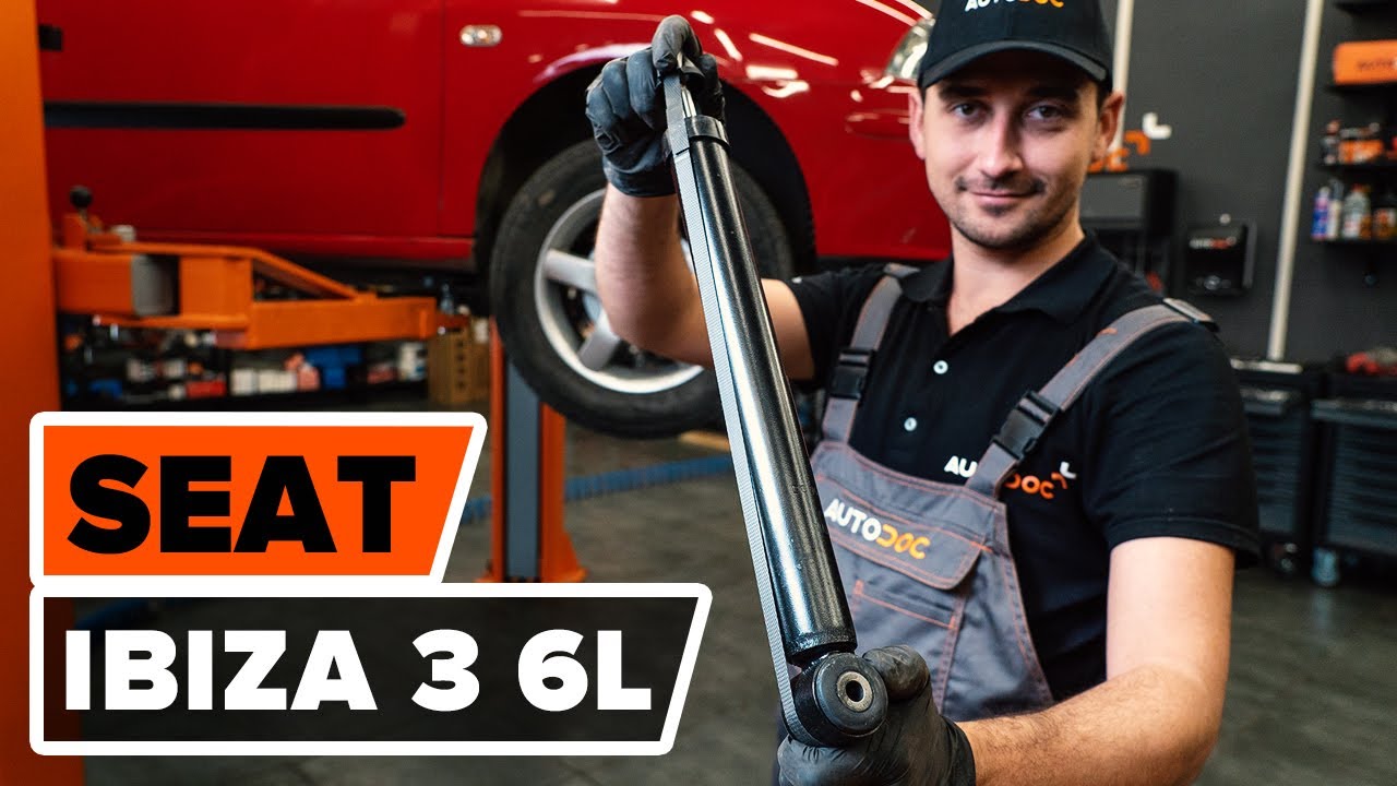 Comment changer : amortisseur arrière sur Seat Ibiza 6L1 - Guide de remplacement