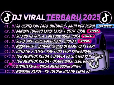 DJ TIKTOK TERBARU 2025🎵DJ SA CERITAKAN PADA BINTANG BINTANG-JAUH KO PERGI🎵DJ JANGAN TUNGGU LAMA LAMA