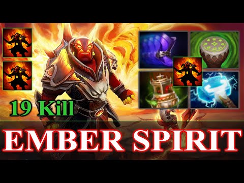 MIRACLE [Ember Spirit] 1000 IQ Hard Counter Healing Hero Cancer Gameplay 7.26 Dota 2 |Dota 2 Sroksre
