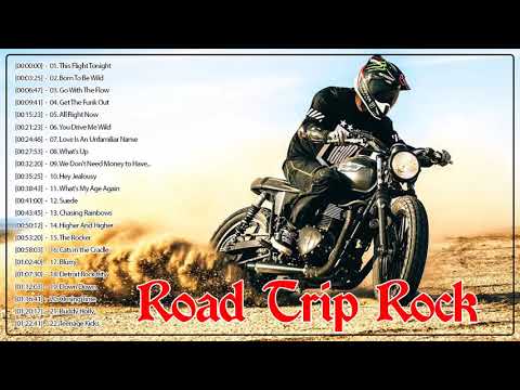 Top 100 Greatest Road Trip rock Songs 🎸 Great Road Trip Rock Music 🎸 Rock And Roll Road Trip Songs 1