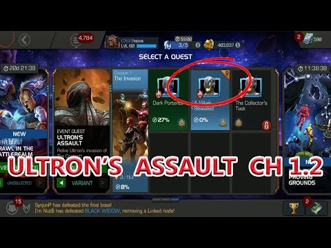 ULTRON'S  ASSAULT (VARIANT) CHAPTER 1 (CH.1.2) COMPLETION marvel contest of champion